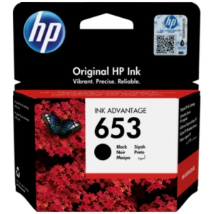 ראש דיו מקורי שחור HP 653