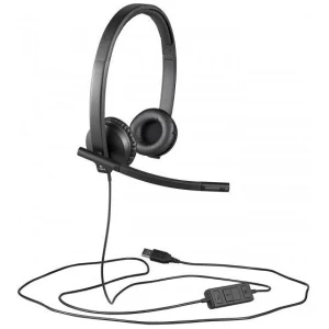 אוזניות Logitech USB STEREO H570