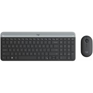 סט אלחוטי Logitech MK470 Slim - צבע שחור