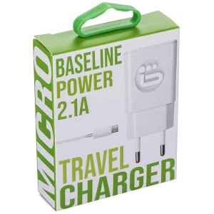 מטען ביתי BASELINE Micro USB 2A