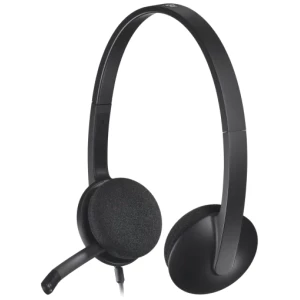 אוזניות USB Logitech H340