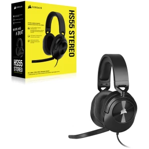 אוזניות ‏חוטיות CORSAIR HS55 STEREO שחור