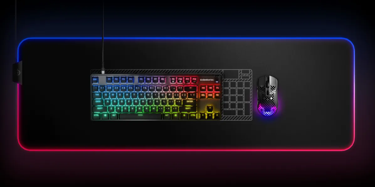 מקלדת גיימינג SteelSeries Apex 9 TKL Us – תמונה 6