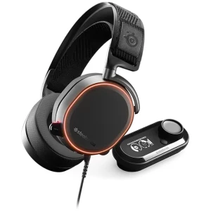 אוזניות גיימינג SteelSeries ArctisPro+GameDAC BL