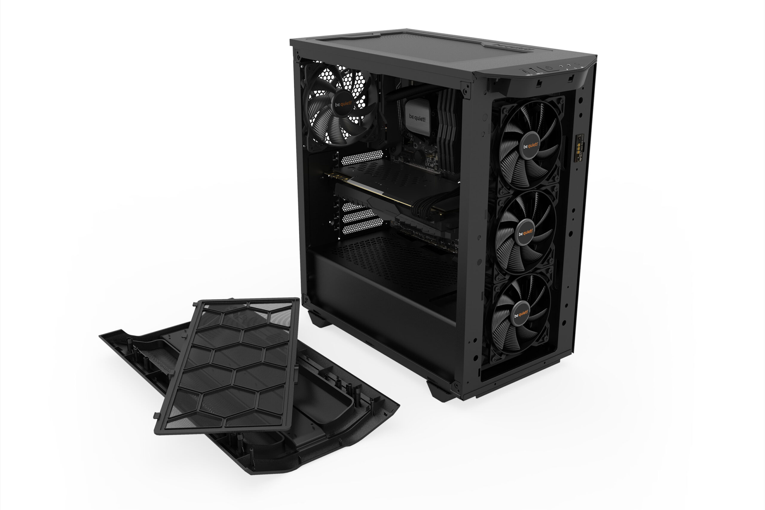 מארז שחור be quiet! PURE BASE 500DX Black – תמונה 7