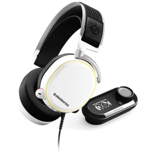 אוזניות גיימרים Arctis Pro + GameDAC לבן