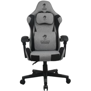 כיסא גיימינג Dragon Gaming Chair Flex Fabric Black+Grey