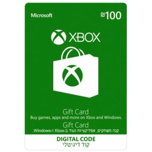 Xbox live 100 iLS גיפטקארד