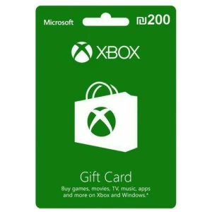 Xbox live 200 iLS גיפטקארד