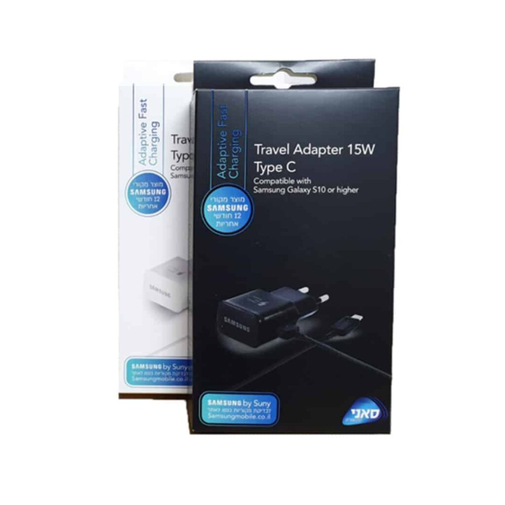מטען קומפלט Samsung TYPE-C 15W שחור – תמונה 2