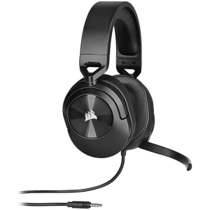אוזניות גיימינג שחורות Corsair HS55