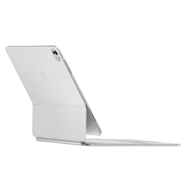 מקלדת Apple Magic Keyboard for iPad Pro 13‑inch (M4) - Arabic - White – תמונה 3