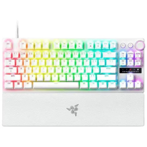 מקלדת RAZER HUNTSMAN V3 PRO TENKEYLESS - WHITE
