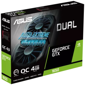 כרטיס מסך ASUS DUAL-GTX1650-O4GD6-P-EVO DVI HDMI DP 4G D6
