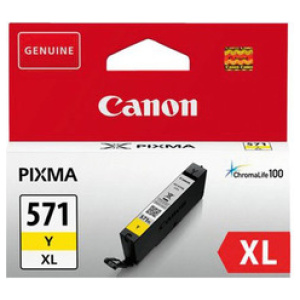 ראש דיו צהוב מקורי Canon CLI571YXL