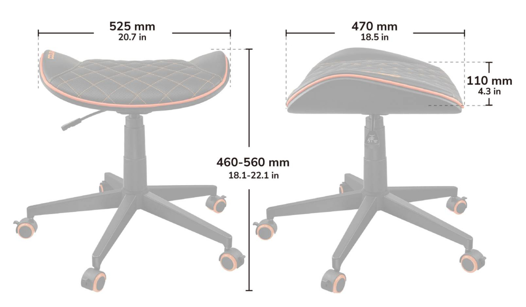 COUGAR Crosser Multiuse Gaming Stool
