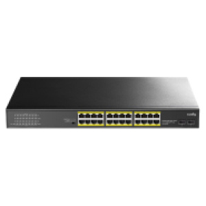 מתג לא מנוהל 24 פורטים POE Giga +י 2פורט