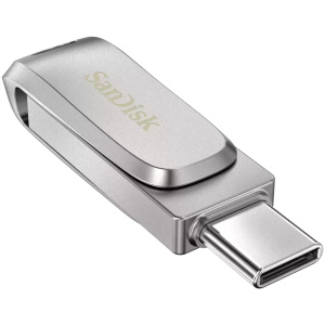 כונן חיצוני SANDISK DUAL DRIVE LUXE USB TYPE-C 64GB