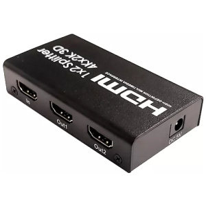 מפצל hdmi 2port 4k30hz gold touch