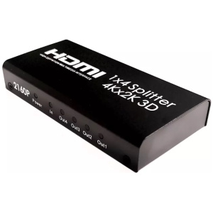 מפצל 4פורט hdmi 4k30hz goldtouch