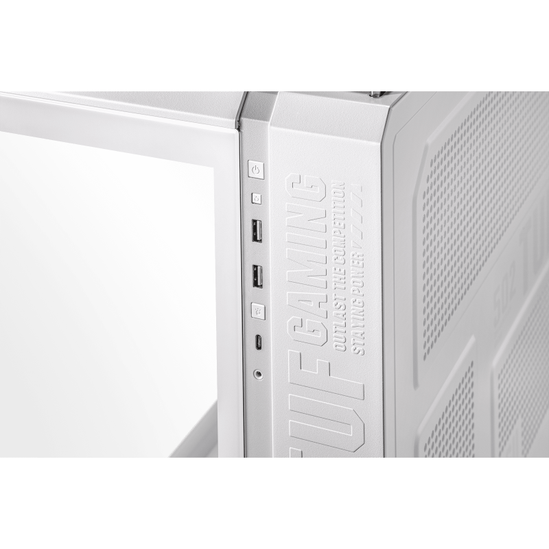 מארז ASUS GT502 TUF GAMING CASE TEMPERED GLASS WHITE EDITION – תמונה 2