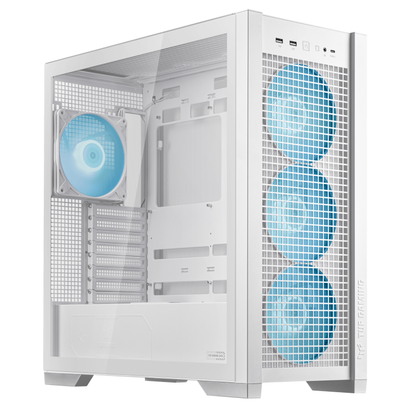 מארז לבן ASUS TUF GAMING GT302 ARGB FANS WHIT – תמונה 9