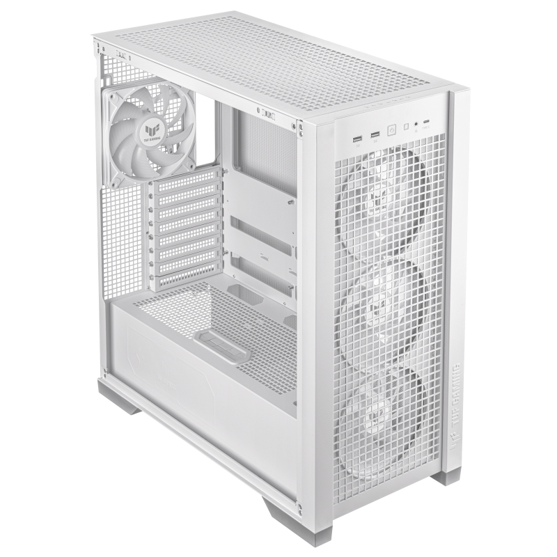 מארז לבן ASUS TUF GAMING GT302 ARGB FANS WHIT – תמונה 6