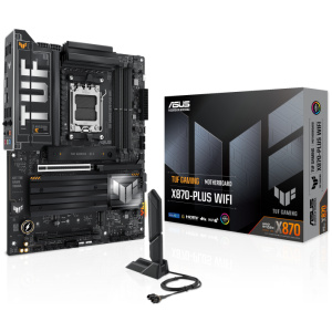 לוח אם ASUS TUF GAMING X870-PLUS WIFI 7 AM5 USB4 AURA