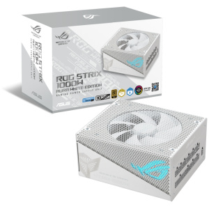 ספק כח מודולרי ASUS ROG-STRIX-1000G-AURA-WHITE-GAMING