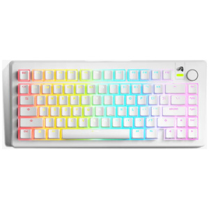מקלדת מכאנית חוטית Glorious GMMK 3 75% (Pre-Built) לבן