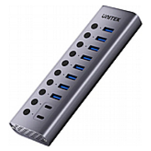 מפצל 10 פורט USB TYPE C כולל מפסקים