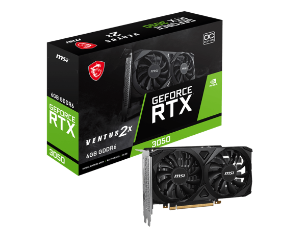 GeForce RTX 3050 VENTUS 2X E 6G OC