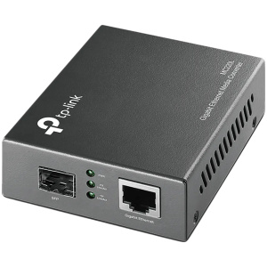 ממיר אופטי mc220l sfp giga lan