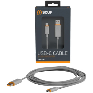 SCUF כבל 2 מטר אפור USB-C to USB-A 2m Cable