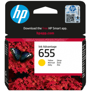 ראש דיו HP 655 צהוב
