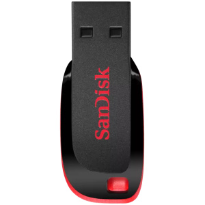 התקן sandisk cruzer blade 32gb z50 ורוד