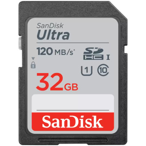 כרטיס זיכרון sandisk sd 32gb ultra