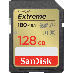 כרטיס זיכרון sandisk extreme sd 128gb 4k