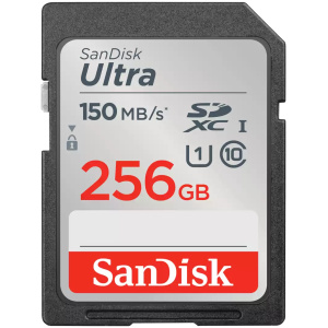 כרטיס sandisk sd 256gb ultra