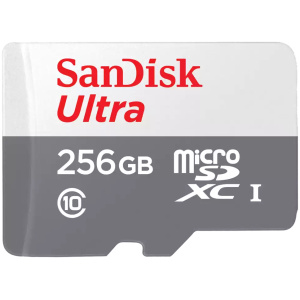 כרטיס זיכרון sandisk ultra microsd 256gb