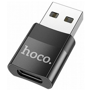 מתאם hoco usb-a-male to usb-c female
