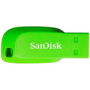 התקן sandisk cruzer blade 16gb green