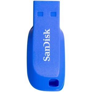 התקן sandisk cruzer blade 32gb blue