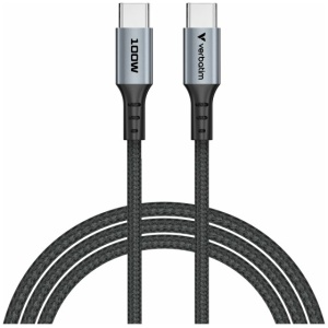 כבל סינכרון וטעינה verbatim 1.2m 100w