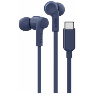 אוזניות + מיקרופון חוטיות USB-C כחול