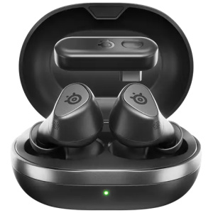 אוזניות גיימינג אלחוטיות לפלייסטיישן SteelSeries Arctis GameBuds TWS 2.4GHZ שמע 360° וחיי סוללה עד 10 שעות
