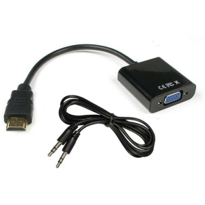 כבל ממיר HDMI TO VGA+AUDIO דגן