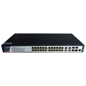 מתג POE מנוהל מלא 24 יציאות Gigabit