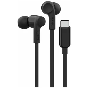 אוזניות + מיקרופון חוטיות Belkin USB-C שחור