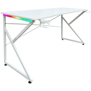 שולחן גיימינג לבן תאורת RGB אורך 150 דגם DRAGON K